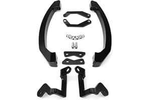 DEROR Corredo della ferrovia del sedile posteriore della barra di sostegno posteriore del passeggero del motociclo di alluminio di CNC per Yamaha MT-07 FZ-07 2014-2016