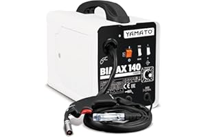 TELWIN 821076 Bimax 140 Turbo Poste de Soudage à Fil pour Soudage Flux et Mig-Mag, Blanc