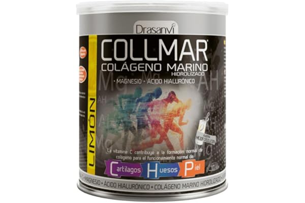 COLLMAR Collagène hydrolysé au citron + Magnésium + Vitamine C 300G Drassanvi (pack 2 u.)