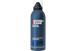 Biotherm Homme Basic Line Shaving Gel, beruhigendes Rasiergel für Männer, selbstschäumendes Gel mit pflegender Formel, alle Hauttypen, für eine sanfte und gründliche Rasur, 150 ml