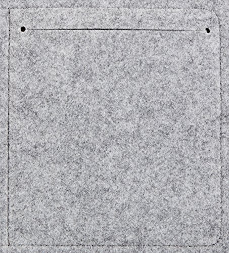 AmazonBasics Laptop-Tasche, Filz, für Displaygrößen bis 15,4 Zoll (39,1 cm), Hellgrau - 7