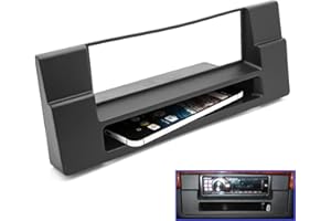 Adapter Universe Façade d'autoradio 1 DIN pour BMW Série 5 (E39) BMW X5 (E53) avec compartiment de rangement