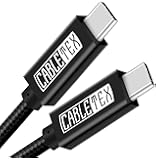 Cavo USB C per monitor di tipo C 3.1 Gen 2, 100 W Power Delivery, 10 Gbps, per Thunderbolt 3, ricarica, video e audio…