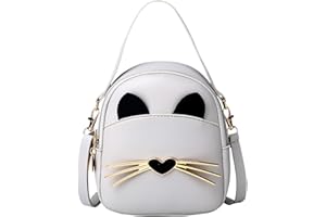 A-QMZL Sac à Bandoulière FillesSac de Princesse Fille, à la Mode Mini Sac à Bandoulière Agréable Petite Sacs à Main Sacs à Bandoulière Petite Fille anniversaire Noël cadeau (gris)