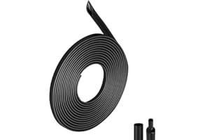 YFLeomry Schrumpfschlauch mit Kleber 4:1 Ø8mm & 4m Länge, Schrumpfschlauch Wasserdicht, Wasserdicht und Isolier, Schrumpfschläuche für Kabelisolierung, Markierung, Kabelbündelung, Reparaturen