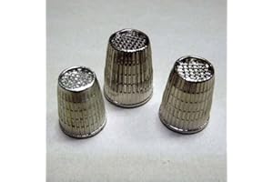 TURNER BROWNE CRAFTS Small Medium Large Cast Metal Sewing Hand Darning Finger Buy 1 2 3 Thimbles 685, 1 Large