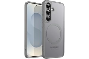 JETech Magnetiskt Skal för Samsung Galaxy S25, Silver Shadow
