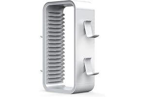 Redlution Game Storage Tower for PS5/PS4/Xbox One/Xbox Series X/S/Switch Game Cases Blu-Ray Disks Organizer, Stores 18 Game, with 4 Controller Holders (Grey)