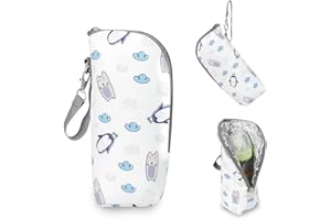 DZOZO Insulated Milk Bottle Bag - Portable Breastmilk Storage Tote - Bottle Warmer - Thermal Insulation