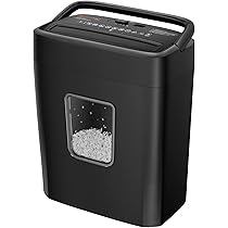 Distruggidocumenti Bonsaii C266-B - Taglio Micro 12 Fogli, Con Cestino 16L E Funzione Carte Di Credito/CD