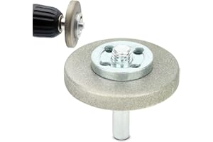 BORDSTRACT 5,6 cm Durchmesser Schleifscheibe, Diamant-Schleifscheibe mit hoher Härte zum Schärfen von Bohrern Scheren Messer(800 Grit)