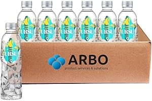 ‎ARBO-LIVING ArBo-Living Drinks – CR7 Ursu Wasser 6er Pack 0,5L – Alkalisches Premium-Wasser (pH 9) aus Spanien – Reines Quellwasser inspiriert von Cristiano Ronaldo, nachhaltig & ideal für Sport & Alltag