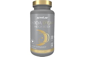 Activlab DODA D'eau Mega Body, 60 Capsules | Delays The Aging of The Body, Healthy Intestines, Anti-inflammatory Properties, Licorice Root | Papaya Leaf Extract, astaxanthin, American sea Buckthorn