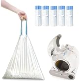 Haustier Automatic Cat Toilet Gathered Garbage Bag 75 Pieces (5x15 Pieces, 45cm x 48cm)