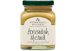 Stonewall Kitchen Senape di rafano senza glutine, 8 once Giallo