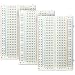 Produktbild com-four® 3X Breadboard Steckbrett Laborsteckboard Lochraster Experimentierbrett Steckboard mit 400 Kontakten (03 Stück)