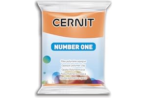CERNIT CE0900056752 Nummer eins Lehm 56 G, orange, 7 x 5.5 x 1.5 cm