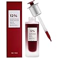 AHA BHA Exfoliating Serum for Acne, 12% AHA BHA PHA LHA Peeling Solution, Exfoliating Serum for Face, BHA Serum for Pores, Overnight Exfoliating Serum for Clear & Smooth Skin, Reduces Pore Congestion