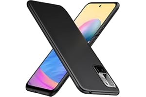 TesRank Funda Xiaomi Redmi Note 10 5G & Poco M3 Pro 5G, Carcasa TPU Suave Fundas para Xiaomi Redmi Note 10 5G & Poco M3 Pro 5G Flexible [Resistente a arañazos] [Ultrafina Ligero]-Negro
