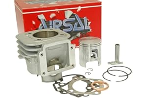 70ccm AIRSAL Tuning Zylinder Kit für Minarelli Stehend AC - Aprilia Amico SR 50, MBK Booster Stunt, Yamaha CW BW BWS NG Spy Slider Zuma 50