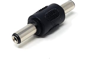 MainCore 5.5mm x 2.1mm DC Power Coupler/Male to Male Plugs/Gender Changer Adapter Converter Extender
