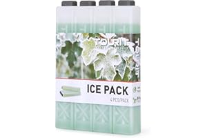 TOURIT Ghiaccio Sintetico Riutilizzabili per Zaino Termico Frigo，Conservazione degli Alimenti Raffreddatore Portatile