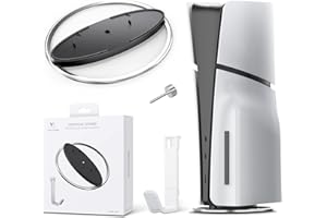 AceGamer Vertikaler Ständer für PlayStation 5 Konsole - rutschfeste Basishalterung mit Anti-Rollover-Schutz für PS5, PS5 Pro und Slim