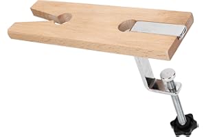 EOSNOW Abrazadera de Pasador de Banco de joyeros, Pasador de Banco de Ranura en V con Abrazadera Joyeros Profesionales Que Hacen Herramientas de procesamiento, para Banco de Trabajo Herramienta de