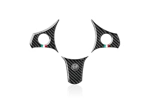 OYDDL Pegatinas para coche Air Vent Trim de fibra de carbono compatibles con Alfa Romeo 159 Brera Spider 2004 2005 2006 2007 2008 2009 2010 2011 Accesorios