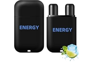 ELIISKINN Nasal Inhaler Stick Dual Nasal Inhaler for Enhanced Breathing –Double Holes to Boost Mental Clarity, Increase Concentration & Energy