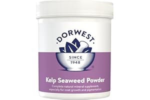 DORWEST HERBS Dorwest Kelp Seaweed Powder 250g, Natural Multivitamin Powder for Dogs and Cats – Natural Mineral Supplement for Coat Growth and Pigmentation