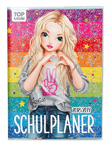 Preisvergleich Produktbild Depesche 188768 - Schulplaner TOPModel 2018 / 19, Regenbogen