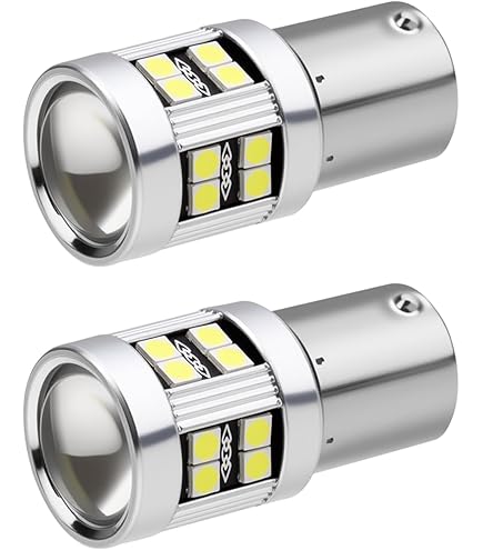 UPXSXT 2Pcs 3157 T25 P27/7W LED Bulbs Amber For Turn Signal - View #5