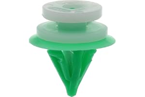 Restagraf - Fixations Agrafe de Panneau pour Garniture Intérieure & Extérieure - Compatible avec Ford, Renault - Réf. 10445 - Sachet de 15, Blanc/Vert