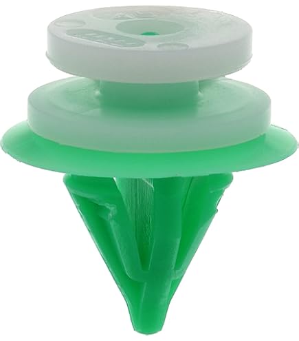 Agrafe Panneau Portière Renault/Nissan/Opel - Lot De 20 - Blanc/Jaune - 8.2mm