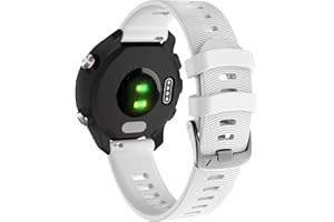 YHC Cinturino per Garmin Forerunner 245/645 Music, larghezza 20 mm, per Garmin Vivoactive 3 Music/Venu/Venu sq