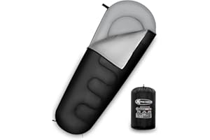 ACTIVE FOREVER Saco Dormir Momia Ultraligero Sacos De Dormir Adultos Acampada, Impermeable con Bolsa De Compresión, para Viajes, Camping, Senderismo, 210x80cm