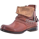 Elara Dames Enkellaarzen Worker Boots Lace Chunkyrayan B9812 KB Schwarz 40