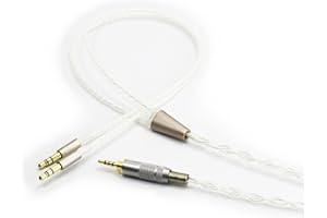 HANSNBY Cavo bilanciato da 2,5 mm Trrs maschio a doppio connettore da 3,5 mm 2,5 mm compatibile con cuffie Hifiman Sundara, Ananda, Arya compatibili con Astell&Kern AK380 AK240