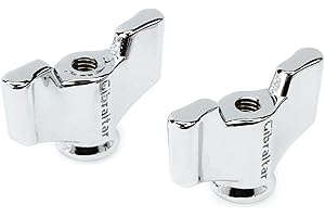 Gibraltar SC-13P3 - Accesorios para pie de plato, 2 piezas Tornillo mariposa, 6mm, macizo