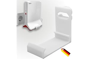 MECHONIX Wandhalterung für Fritz!Repeater 6000 & 3000 - Steckdosenhalterung | einfache Montage | Schnell & ohne Werkzeug in Sekunden installiert