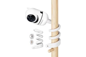 Babymonitorhållare för HelloBaby HB65/HB6339/HB66/HB6550/HB248/HB6550 Pro/HB6558/HB40, flexibel babykamerahållare för babymonitor, babykamerastativ kompatibel med de flesta babymonitorer