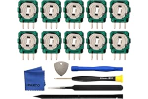 iParto Potenciómetro de repuesto para Sony PlayStation 5 PS5 Dualsense/PS4 DualShock Controller Trim Pot Resistencia Thumbstick Sensor para ALPS Analog Joystick (10 unidades)