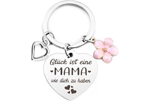 PRRIVNIX Muttertagsgeschenke, Weihnachtsgeschenke, Valentinstag, Ostergeschenke, Silvester Geschenke, Adventskalender Füllung Für Mama Schlüsselanhänger Mama Geschenke Für Mama Beste Mama Geschenk Für Mutter