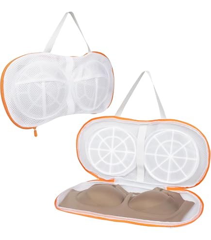 BH-Wäschesäcke Für Die Waschmaschine – 2 Stück, XXL, Rosa, Schont BHs & Dessous