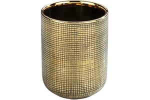 ‎WENKO WENKO Kubek do mycia zębów Rivara ceramiczny, pojemnik na szczoteczki do zębów i pasty do zębów, ręcznie malowany