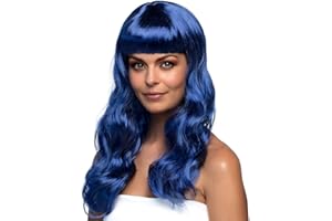 Boland - Parrucca Chique, capelli sintetici lunghi e lisci con frangia, acconciatura, EM, Coppa del Mondo, accessorio, costume, accessori, festa a tema, carnevale