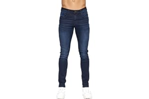 Duck and Cover - Mens 'MAYLEAD' Everyday Essential Slim Fit Stretch Jeans | 'TRANFOLD' Ripped Faded Abraised Effect Cotton Rich Straight Jeans - W30-W40 L30-L34