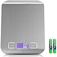 Royal Polar 10KG Digital Food Kitchen Scale, LCD Display and Tare Measuring Four Units Of Measure Conversion, Silver, Batteries Included Capacity