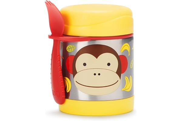 Skip Hop Zoo Insulated Food Jar, Monkey